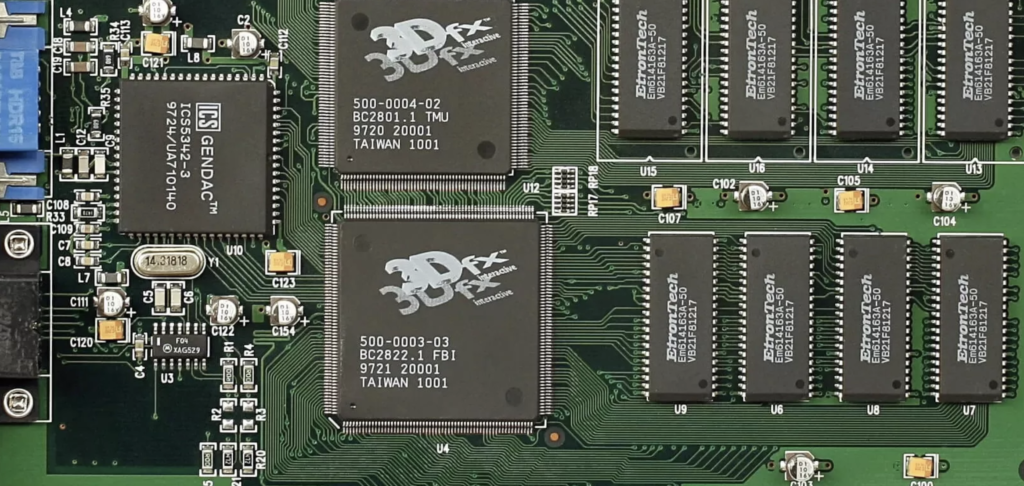 A fun cartoon showing a GPU as a cargo ship with tiny workers (CUDA cores) moving boxes of data to create a video game scene.